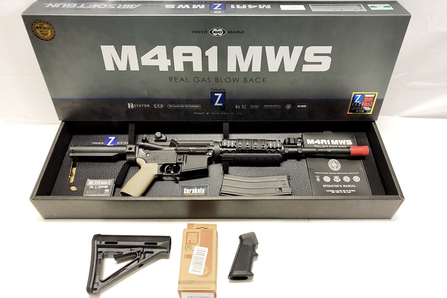 東京マルイ M4A1 MWS 外装カスタム-