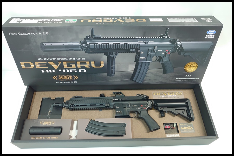 買取公式東京)東京マルイ HK416 DEVGRU デブグル 次世代電動ガン　スペアマガジン付 電動ガン