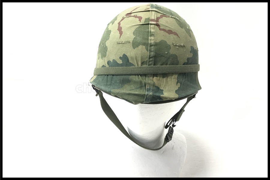 米軍放出品 M1ヘルメット カバー/ライナー/チンストラップ付