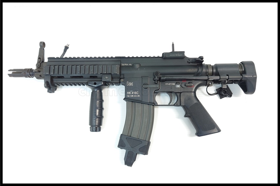 SYSTEMA/システマ PTW HK416C リコイルカスタム MAX2 アンビ トレポン 