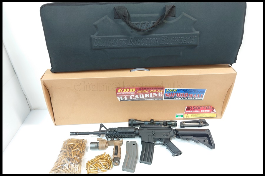 top japan M4 ライブカートモデル カートマガジン付き 動作品 - トイガン