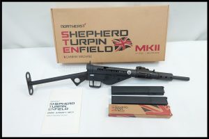 「NORTHEAST ノースイースト STEN Mk2 T型ストック ガスブローバック 予備マガジン付」買取実績のご紹介