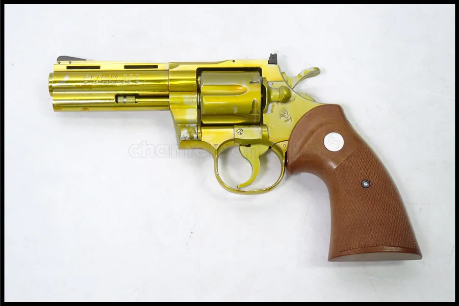 コクサイ コルトパイソン357マグナム 4インチSMG規格金属モデルガン ジャンク品